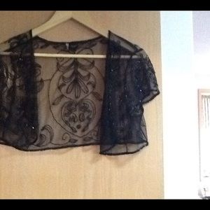 Passport lace and beaded jacket